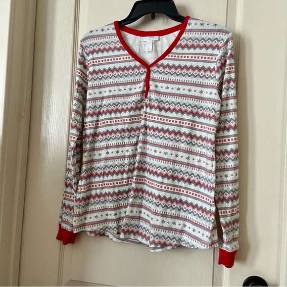 Christmas Fair Isle Pajama 2-Piece Lauren Conrad Set - Picture 9 of 9